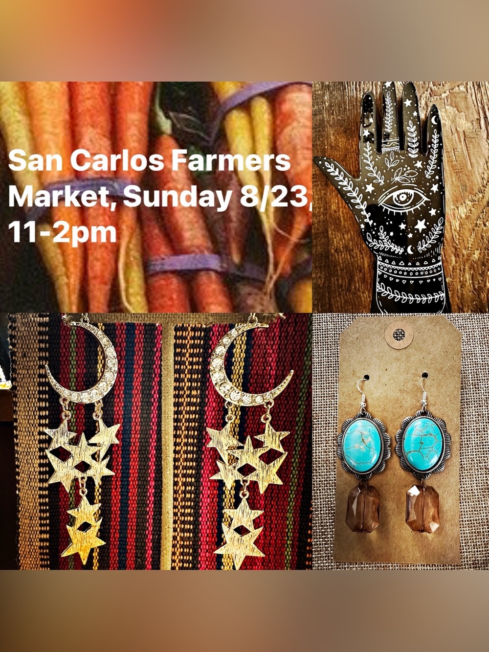 Event: San Carlos Farmers Market. Sunday, 9/23, 11-2, san diego